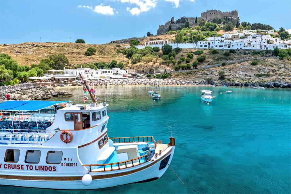 Boat Trip to Lindos Village