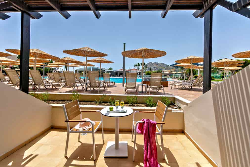 Family Room with Pool View