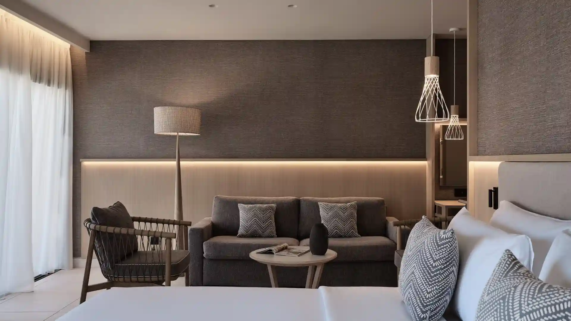 One-Bedroom Panoramic Suite with Sea View, Private Pool & Hot Tub