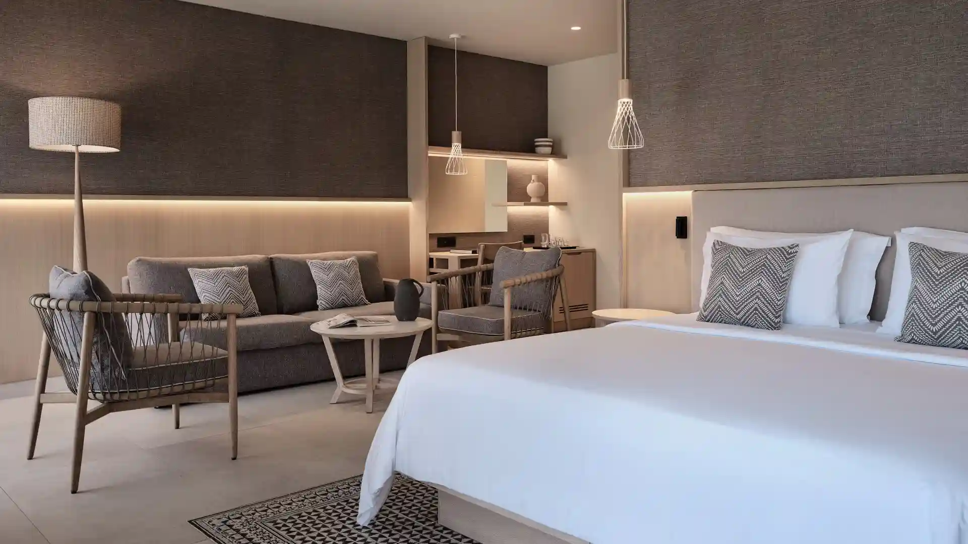 One-Bedroom Panoramic Suite with Sea View, Private Pool & Hot Tub