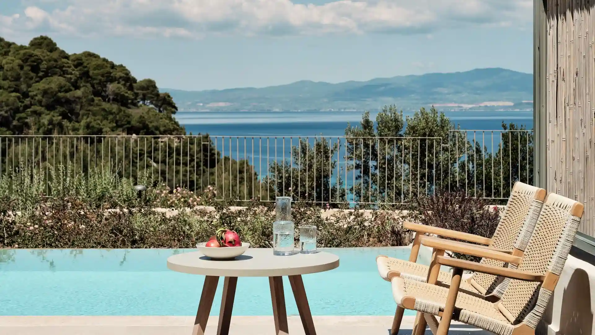 One-Bedroom Panoramic Suite with Sea View, Private Pool & Hot Tub