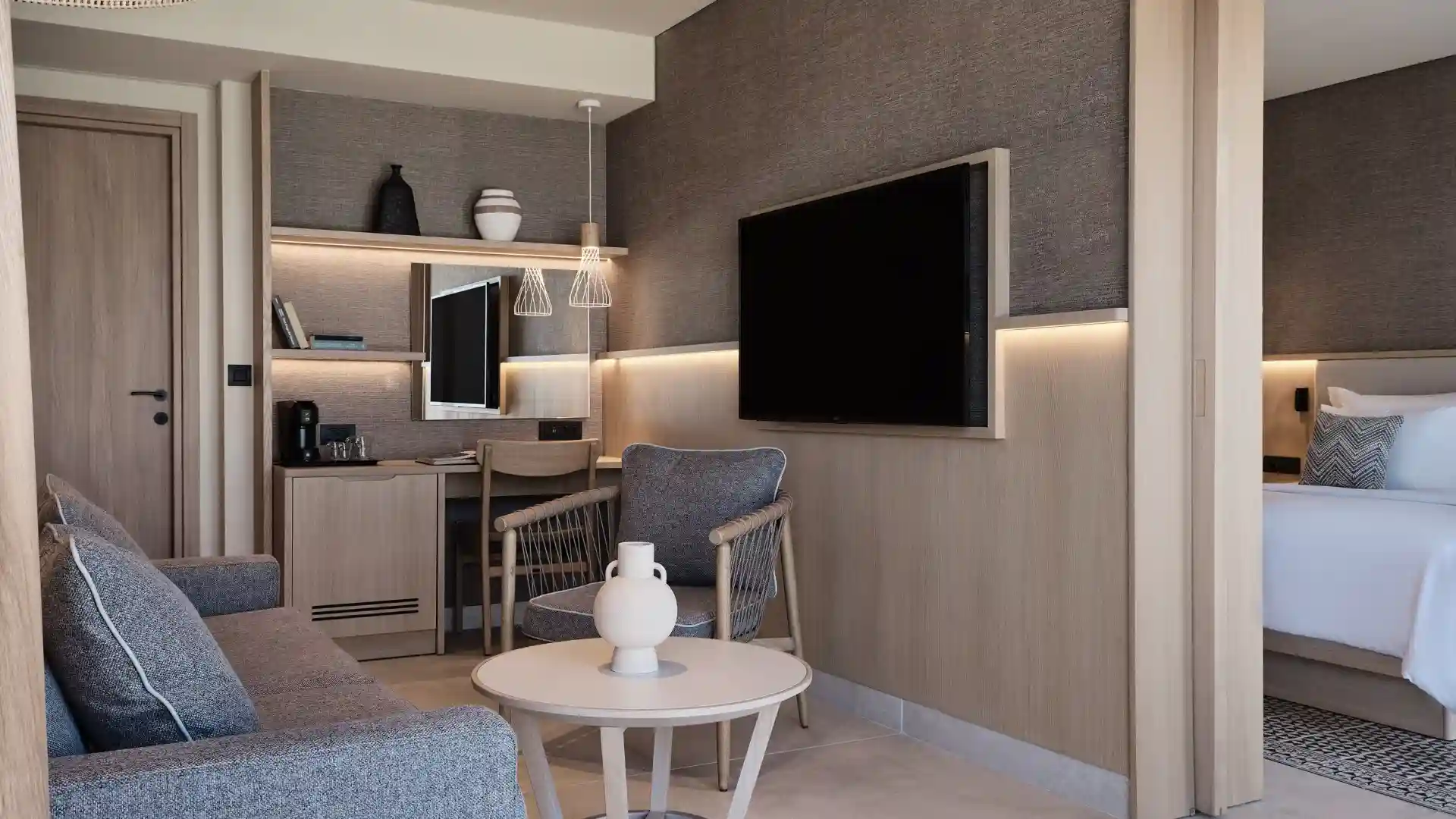 Two-Bedroom Panoramic Suite with Sea View, Private Pool & Hot Tub