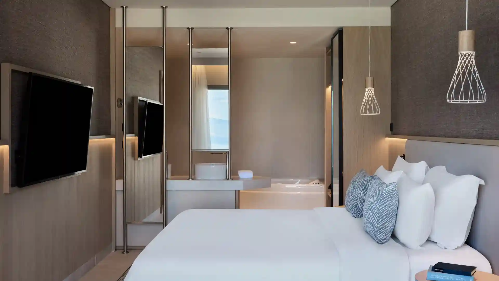 Two-Bedroom Panoramic Suite with Sea View, Private Pool & Hot Tub